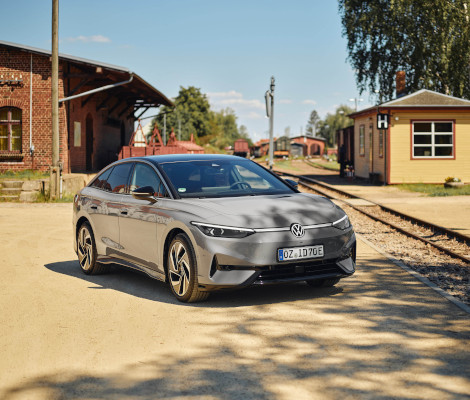 Seitenansicht eines VW ID 7